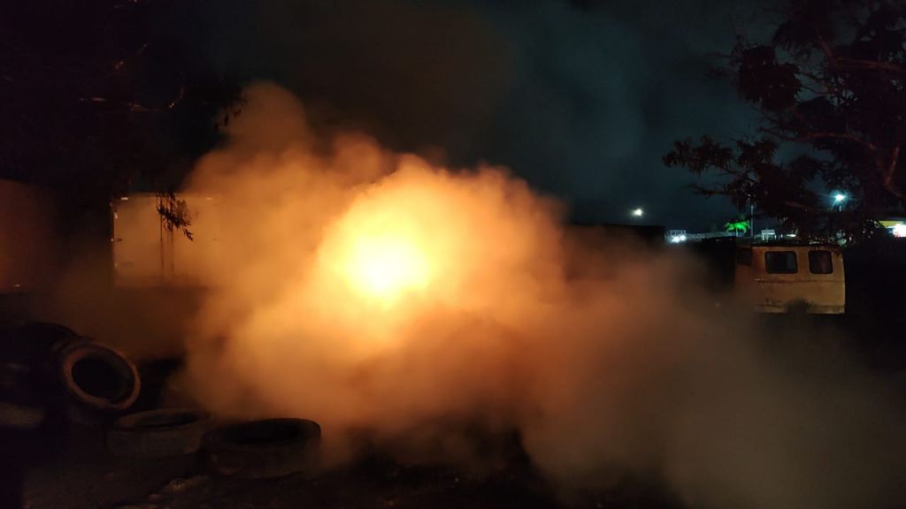 Terceiro incêndio no ano é registrado em depósito de pneus no Bairro Distrito Industrial II  | Patos Agora - A notícia no seu tempo - https://patosagora.net