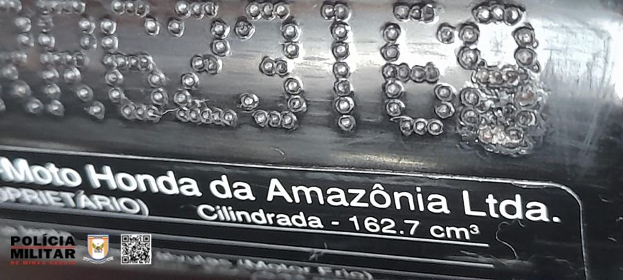 Polícia Militar apreende motocicleta clonada e prende suspeito por uso de documento falso em Carmo do Paranaíba | Patos Agora - A notícia no seu tempo - https://patosagora.net