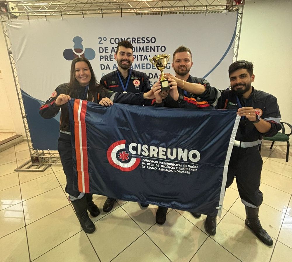 Equipe do SAMU regional de Patos de Minas conquista o 1º lugar nas Olimpíadas da Associação Brasileira de Medicina de Emergência | Patos Agora - A notícia no seu tempo - https://patosagora.net