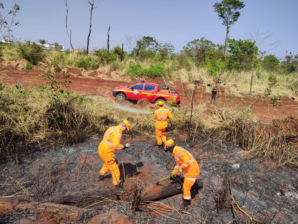 Bombeiros combatem incêndio na Mata do Catingueiro; há suspeitas de que o incêndio tenha sido criminoso | Patos Agora - A notícia no seu tempo - https://patosagora.net