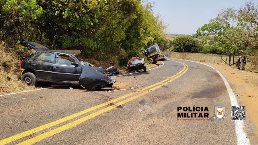 Colisão frontal entre carro e caminhão deixa vítima em estado grave na LMG 737 | Patos Agora - A notícia no seu tempo - https://patosagora.net