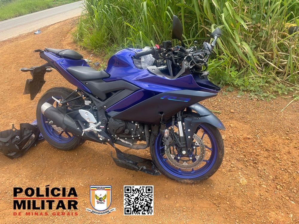 Motociclista fica gravemente ferido ao colidir contra carreta na rodovia MGC-354 | Patos Agora - A notícia no seu tempo - https://patosagora.net