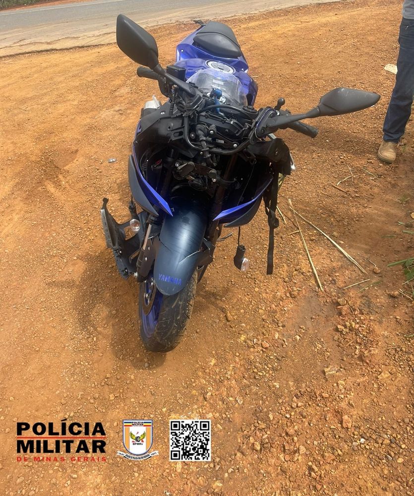 Motociclista fica gravemente ferido ao colidir contra carreta na rodovia MGC-354 | Patos Agora - A notícia no seu tempo - https://patosagora.net