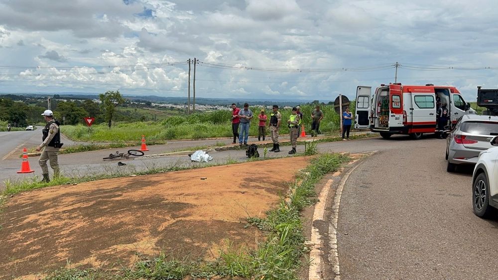 Ciclista morre em colisão com caminhão na MGC-354 | Patos Agora - A notícia no seu tempo - https://patosagora.net