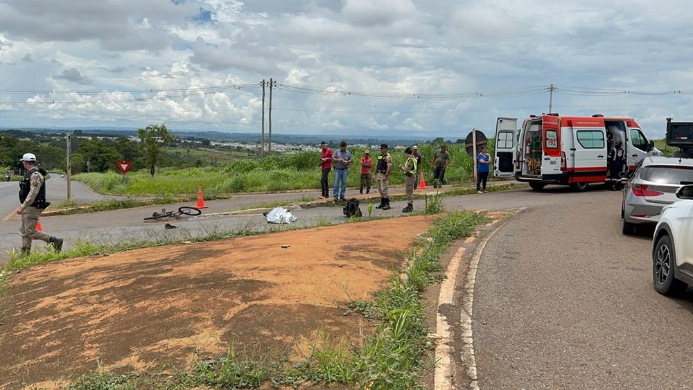 Ciclista morre em colisão com caminhão na MGC-354 | Patos Agora - A notícia no seu tempo - https://patosagora.net