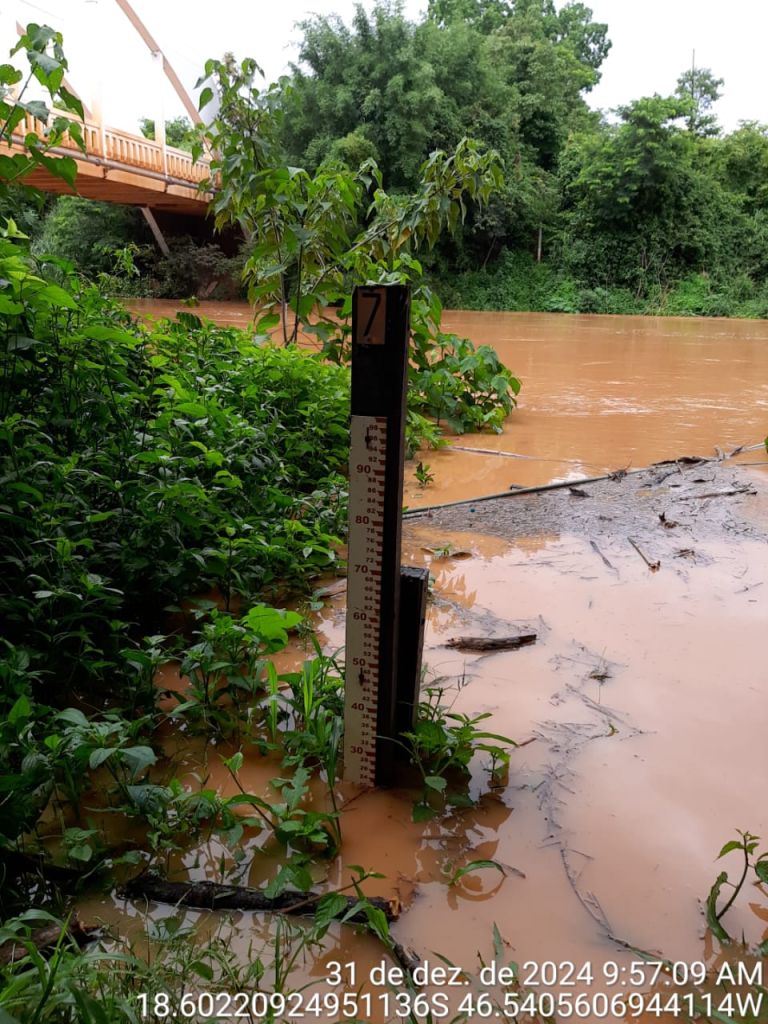 Rio Paranaíba sobe 50 cm em pouco mais de 8 horas e acende alerta para enchentes | Patos Agora - A notícia no seu tempo - https://patosagora.net