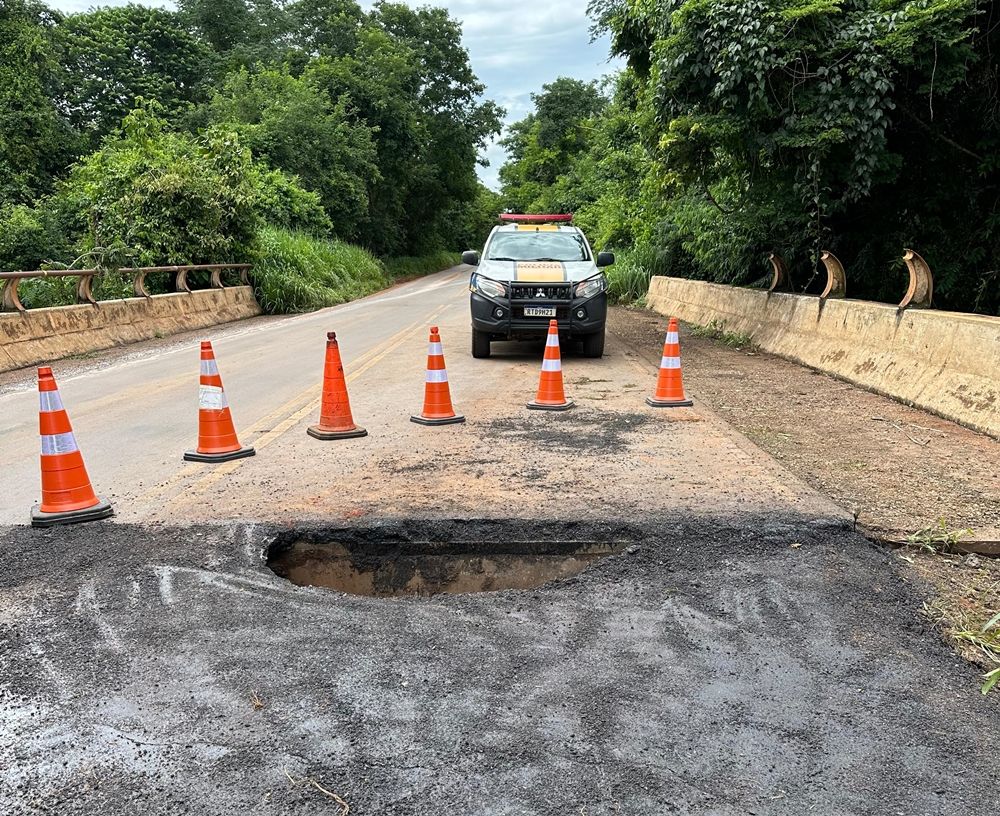 Interdição total da MG-188 após danos na ponte do Ribeirão Forquilha | Patos Agora - A notícia no seu tempo - https://patosagora.net