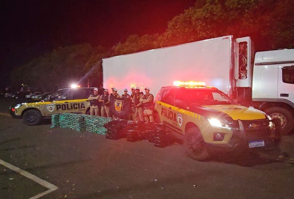 PM Rodoviária apreende mais de 520 kg de cocaína em compartimento secreto de caminhão frigorífico | Patos Agora - A notícia no seu tempo - https://patosagora.net