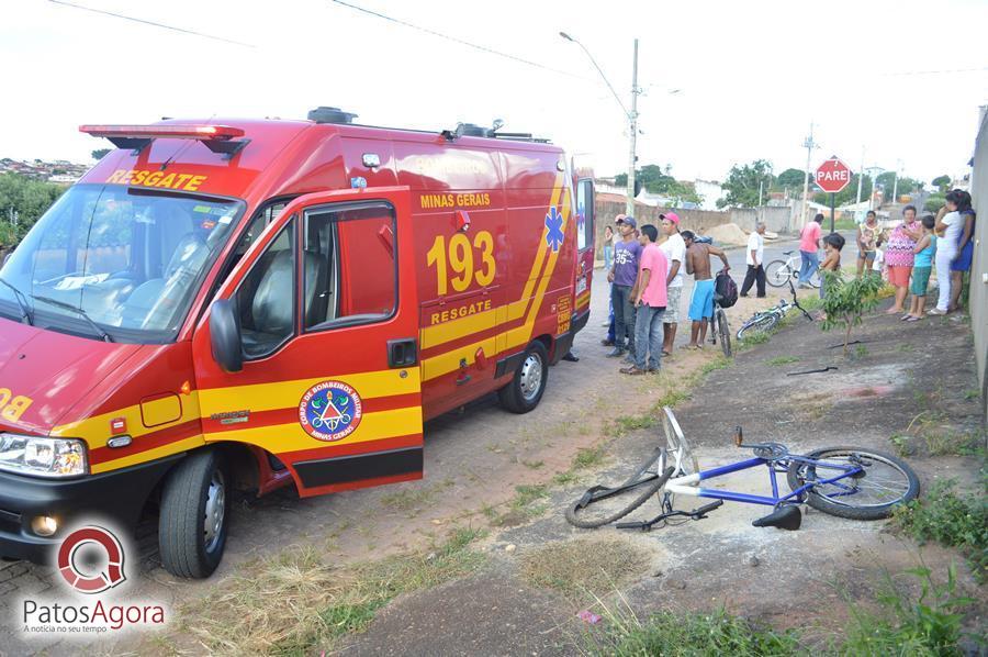 Mulher fica ferida após bicicleta perder freio na Rua Paraíba  | Patos Agora - A notícia no seu tempo - https://patosagora.net