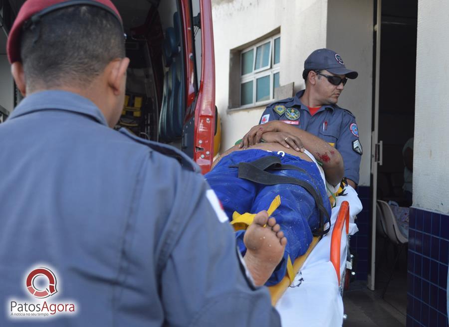 Mulher fica ferida após bicicleta perder freio na Rua Paraíba  | Patos Agora - A notícia no seu tempo - https://patosagora.net