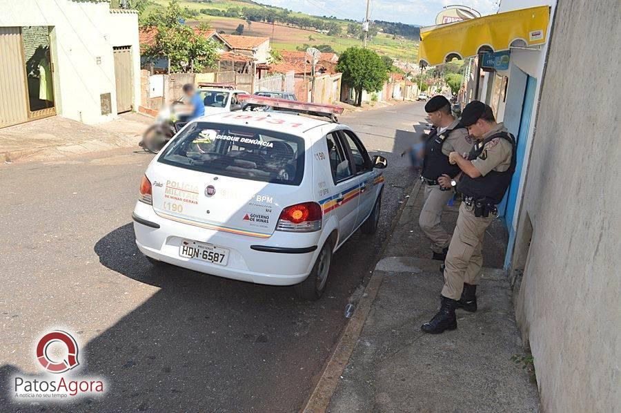 Policiais ouvem disparo e suspeito é preso com bereta após ameaçar a mulher | Patos Agora - A notícia no seu tempo - https://patosagora.net