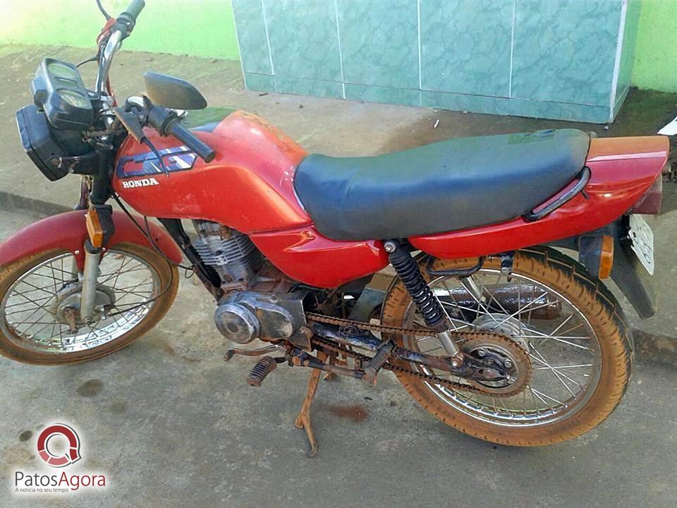 Após denúncia PM recupera motocicleta furtada  em Lagoa Formosa  | Patos Agora - A notícia no seu tempo - https://patosagora.net