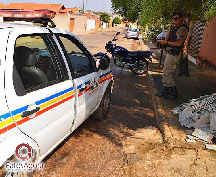 Denuncia anônima leva policia até motocicleta furtada  | Patos Agora - A notícia no seu tempo - https://patosagora.net