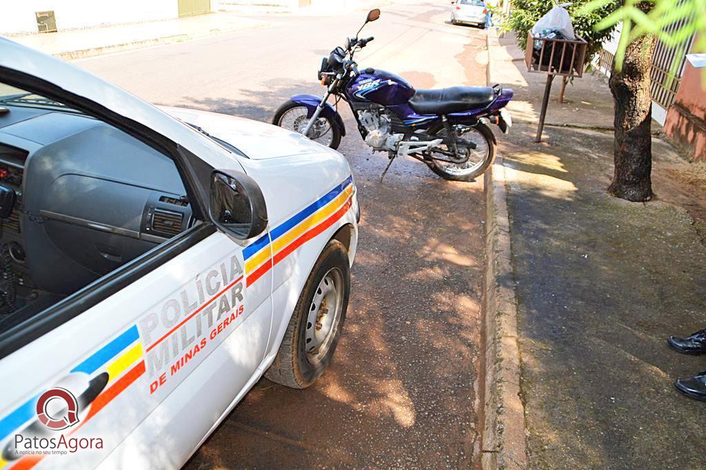 Denuncia anônima leva policia até motocicleta furtada  | Patos Agora - A notícia no seu tempo - https://patosagora.net