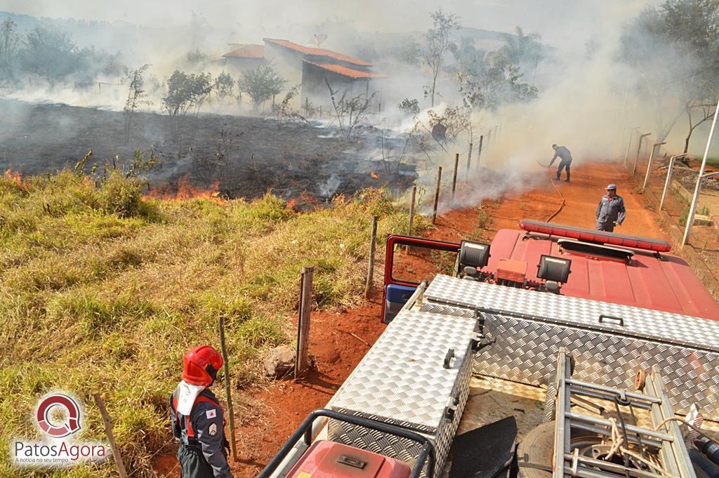 Incêndio Criminoso destrói cerca de 200 hectares de pastagem e mata na região do Canavial  | Patos Agora - A notícia no seu tempo - https://patosagora.net