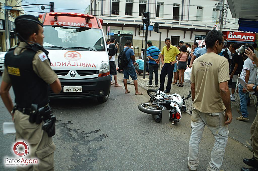 Jovem fica ferida em  acidente no cruzamento da Rua Major Gote com Rua General Osório | Patos Agora - A notícia no seu tempo - https://patosagora.net
