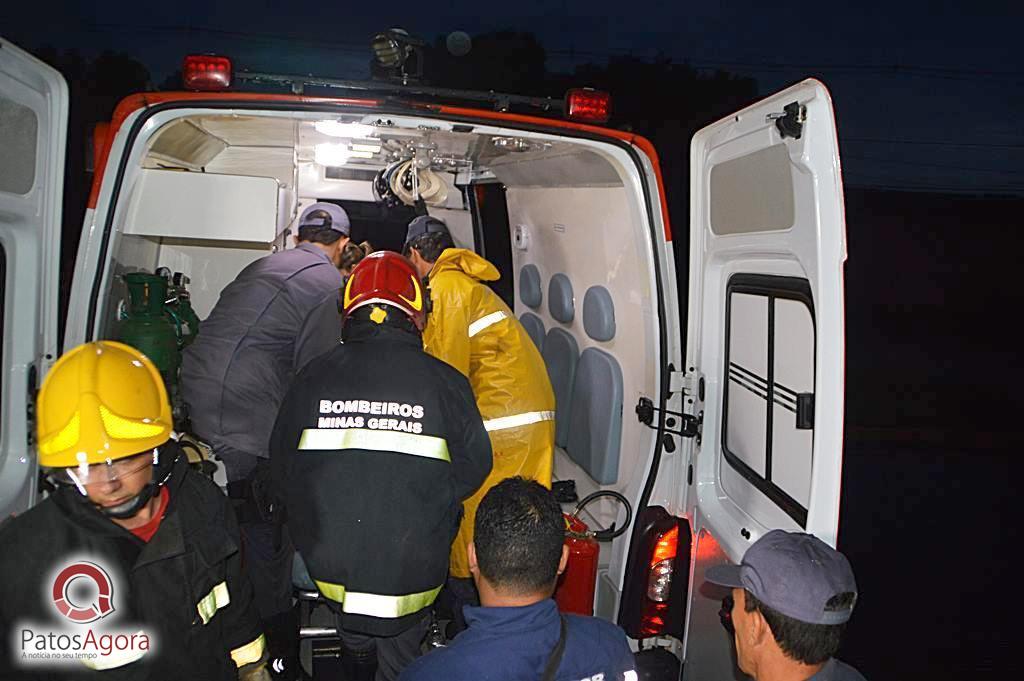 Grave acidente deixa três feridos na BR-365 próximo ao trevo da Pipoca  | Patos Agora - A notícia no seu tempo - https://patosagora.net