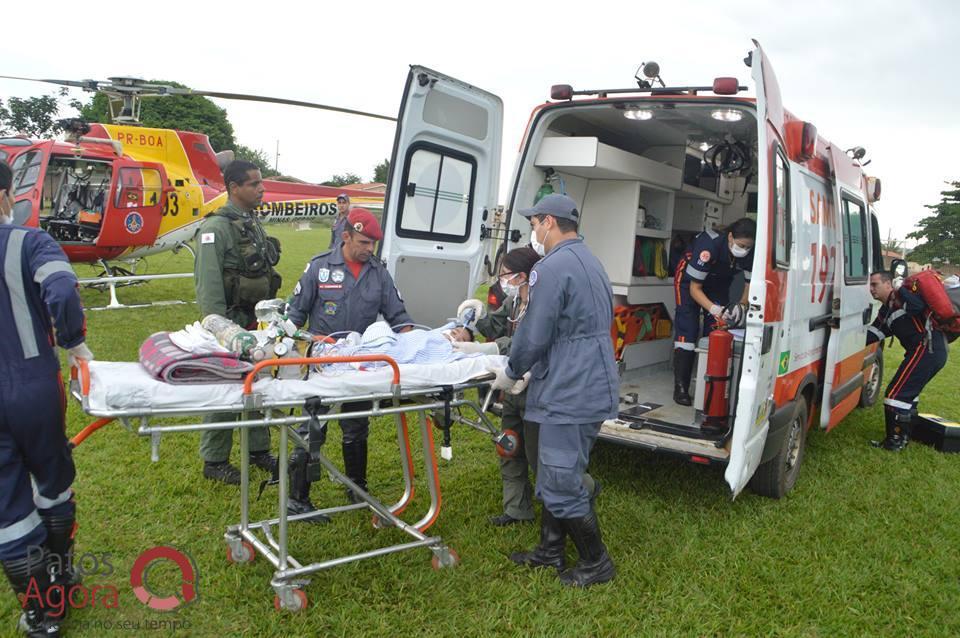 Operação conjunta entre Bombeiros e Samu faz transferência aeromédica de criança em estado grave para capital. | Patos Agora - A notícia no seu tempo - https://patosagora.net