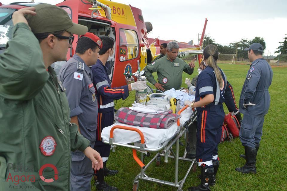 Operação conjunta entre Bombeiros e Samu faz transferência aeromédica de criança em estado grave para capital. | Patos Agora - A notícia no seu tempo - https://patosagora.net