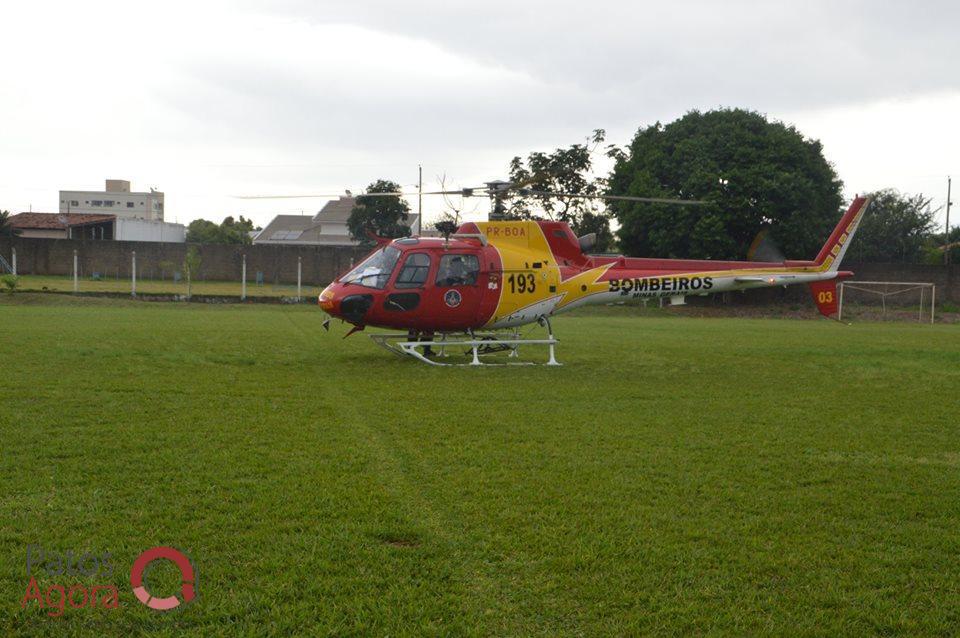 Operação conjunta entre Bombeiros e Samu faz transferência aeromédica de criança em estado grave para capital. | Patos Agora - A notícia no seu tempo - https://patosagora.net