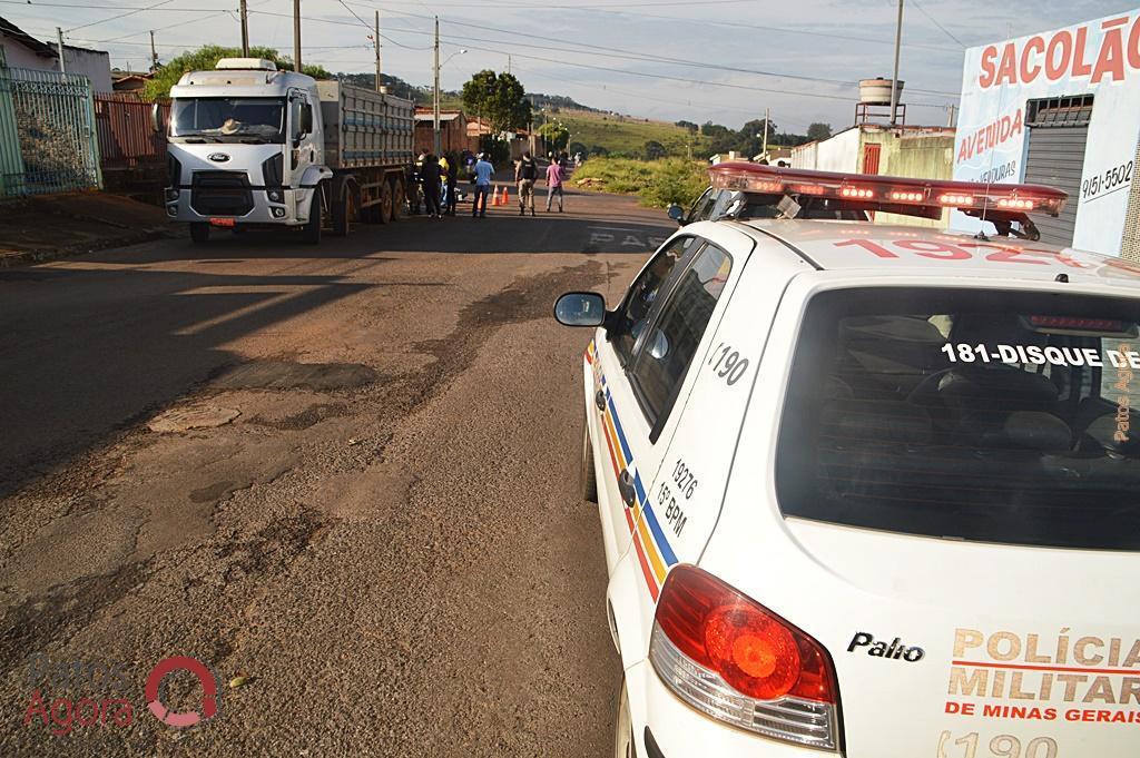 Motociclista morre após colidir em caminhão no bairro Jardim Esperança | Patos Agora - A notícia no seu tempo - https://patosagora.net