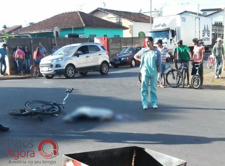 Criança morre após ser atropelada por caminhão em Lagoa Formosa | Patos Agora - A notícia no seu tempo - https://patosagora.net