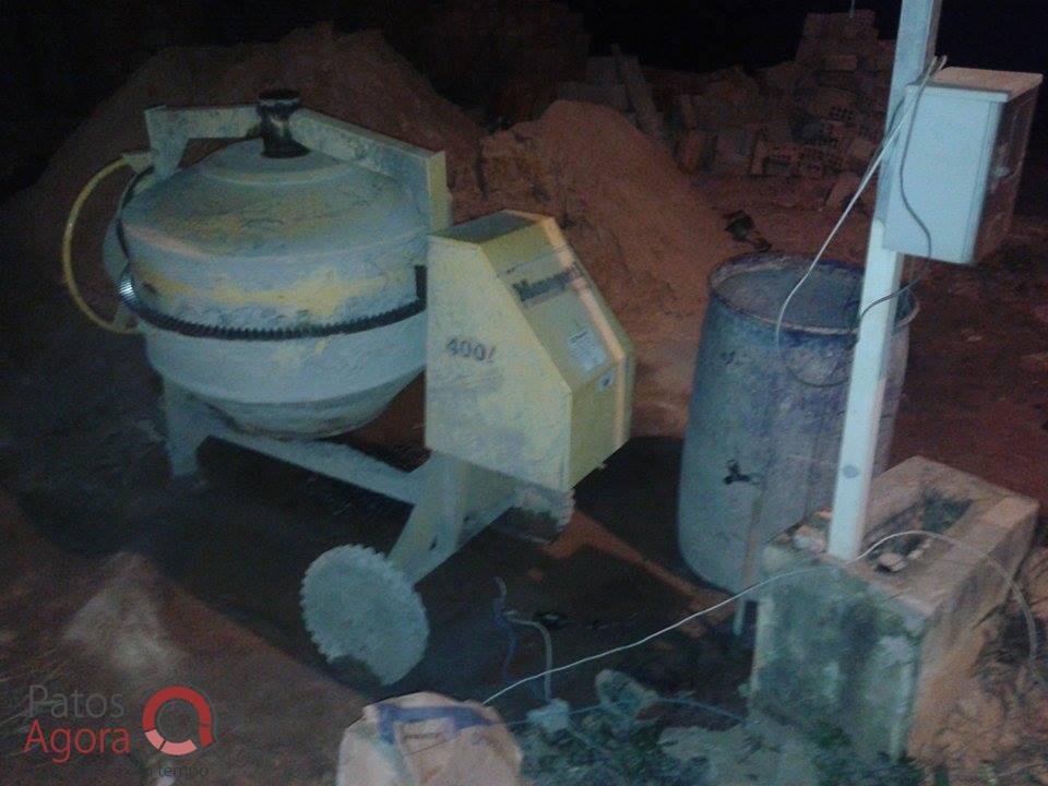 PM de Lagoa Formosa apreende homem em flagrante furtando motor de betoneira | Patos Agora - A notícia no seu tempo - https://patosagora.net