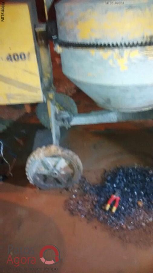 PM de Lagoa Formosa apreende homem em flagrante furtando motor de betoneira | Patos Agora - A notícia no seu tempo - https://patosagora.net