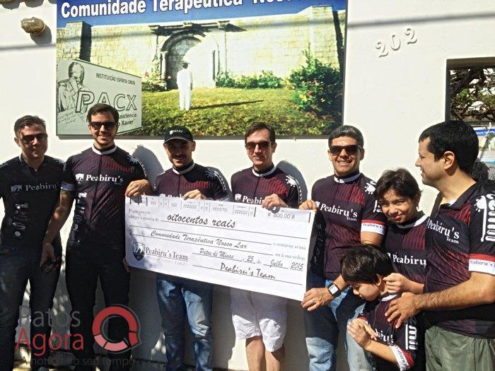 Turma de ciclistas de Patos de Minas promove ação beneficente  | Patos Agora - A notícia no seu tempo - https://patosagora.net
