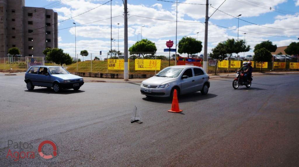 Motorista avança parada obrigatória e provoca acidente na Avenida Marabá | Patos Agora - A notícia no seu tempo - https://patosagora.net