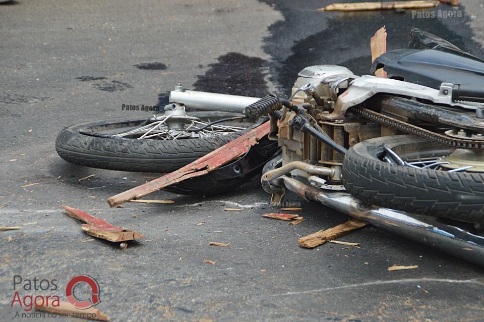 Motociclista morre em grave acidente na Rua Major Gote em frente ao Parque de Exposições | Patos Agora - A notícia no seu tempo - https://patosagora.net