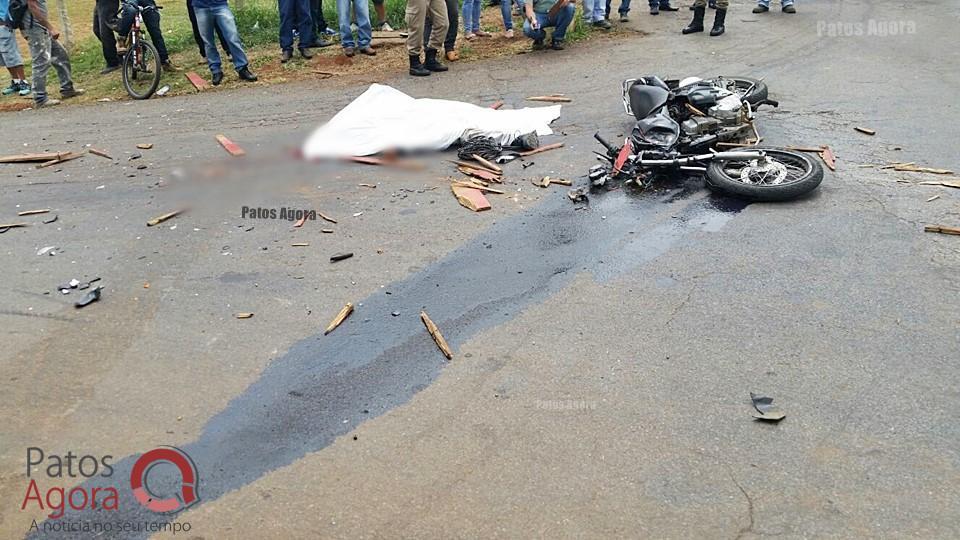 Motociclista morre em grave acidente na Rua Major Gote em frente ao Parque de Exposições | Patos Agora - A notícia no seu tempo - https://patosagora.net