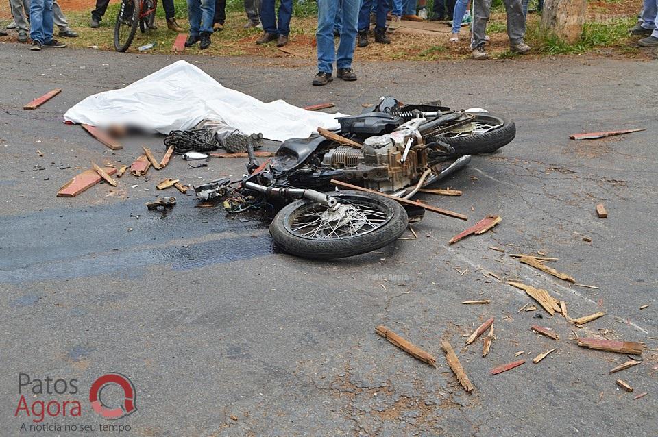 Motociclista morre em grave acidente na Rua Major Gote em frente ao Parque de Exposições | Patos Agora - A notícia no seu tempo - https://patosagora.net