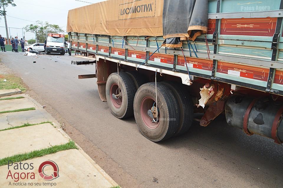 Motociclista morre em grave acidente na Rua Major Gote em frente ao Parque de Exposições | Patos Agora - A notícia no seu tempo - https://patosagora.net