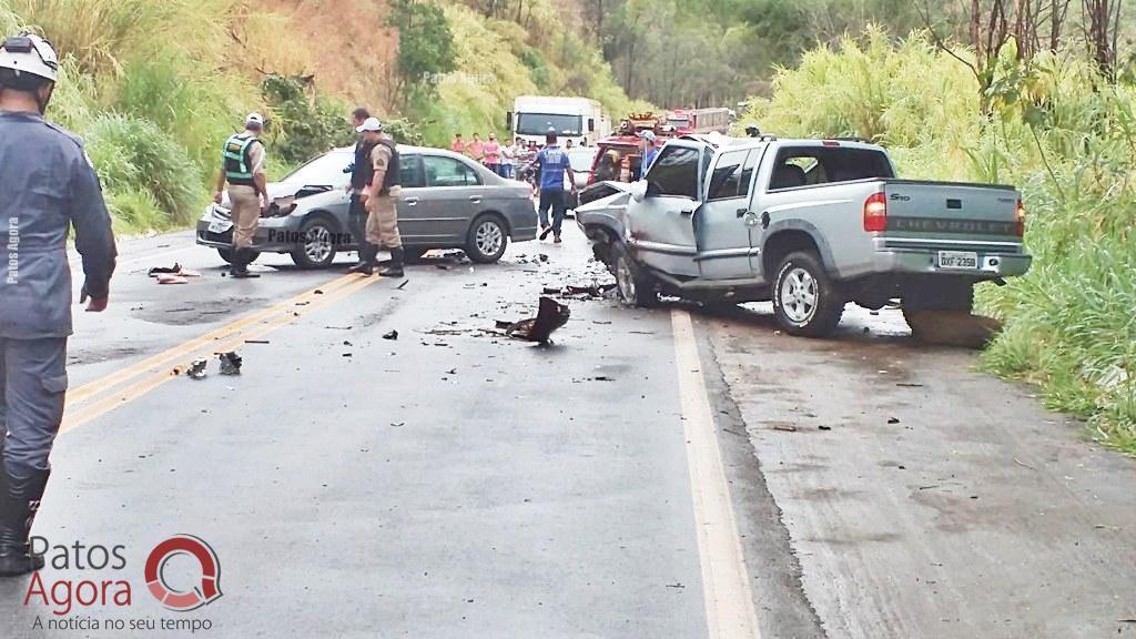 Acidente  grave envolvendo  três veículos com uma vítima fatal na MGC-354 entre Patos de Minas  e Presidente  Olegário. | Patos Agora - A notícia no seu tempo - https://patosagora.net