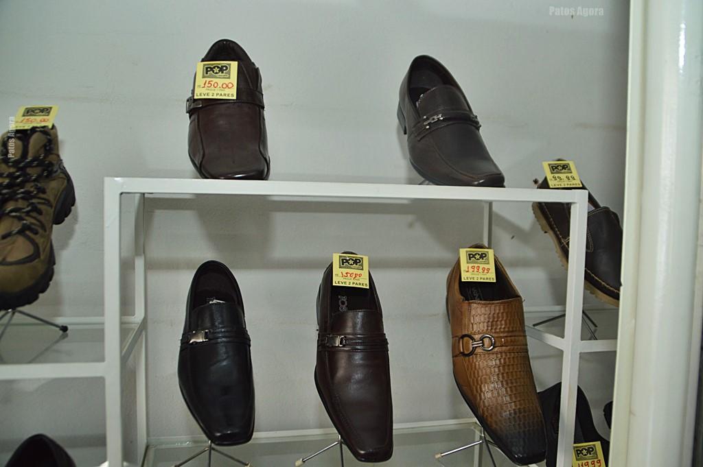 Promoção Pop Calçados para fechar a loja: Compre um par de sapatos e leve outro par. Utilidades Domésticas com 30% de desconto | Patos Agora - A notícia no seu tempo - https://patosagora.net