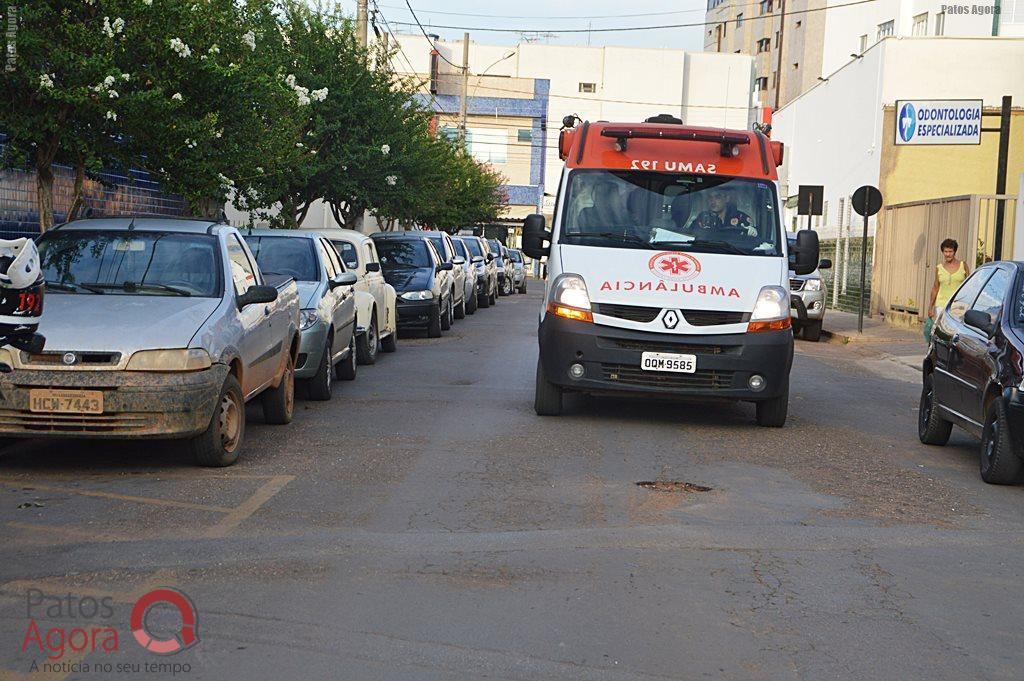 Acidente entre motocicleta e caminhão deixa rapaz gravemente ferido na Av. Fátima Porto | Patos Agora - A notícia no seu tempo - https://patosagora.net