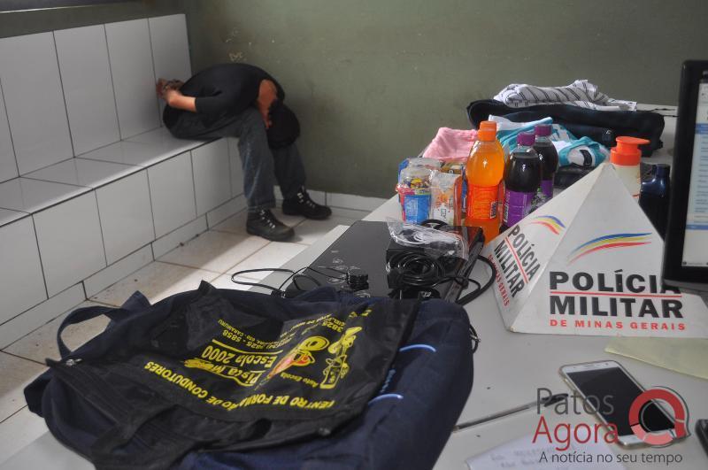 Homem arromba residência, furta vários objetos mas acaba preso pela PM | Patos Agora - A notícia no seu tempo - https://patosagora.net
