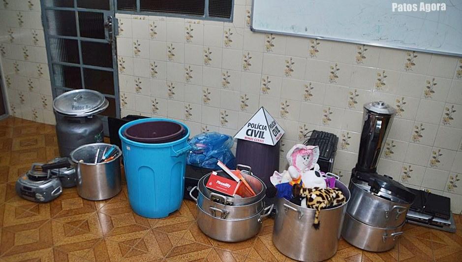 PC apresenta envolvidos que furtaram alimentos e brinquedos de creche | Patos Agora - A notícia no seu tempo - https://patosagora.net