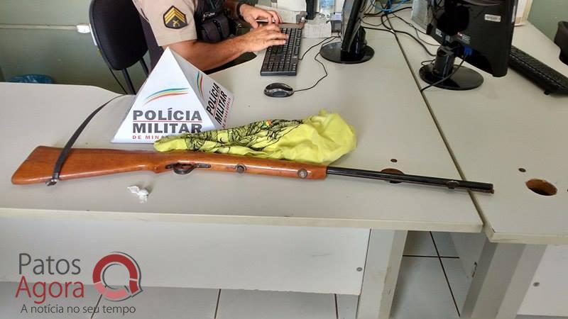 Em ação rápida polícia recupera arma e prende suspeito! | Patos Agora - A notícia no seu tempo - https://patosagora.net
