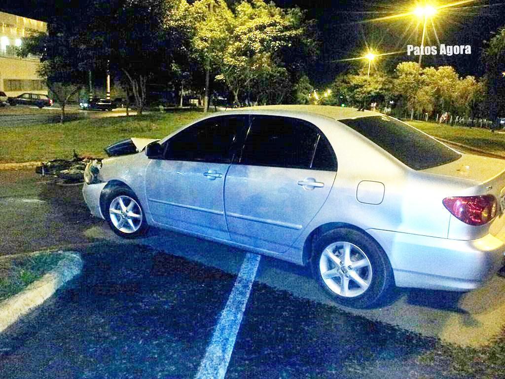 Aconteceu de novo: Acidente deixa motociclista ferido na Avenida JK | Patos Agora - A notícia no seu tempo - https://patosagora.net