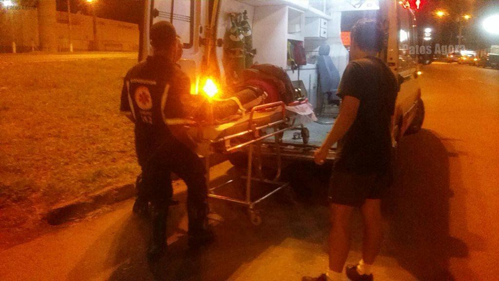 Aconteceu de novo: Acidente deixa motociclista ferido na Avenida JK | Patos Agora - A notícia no seu tempo - https://patosagora.net