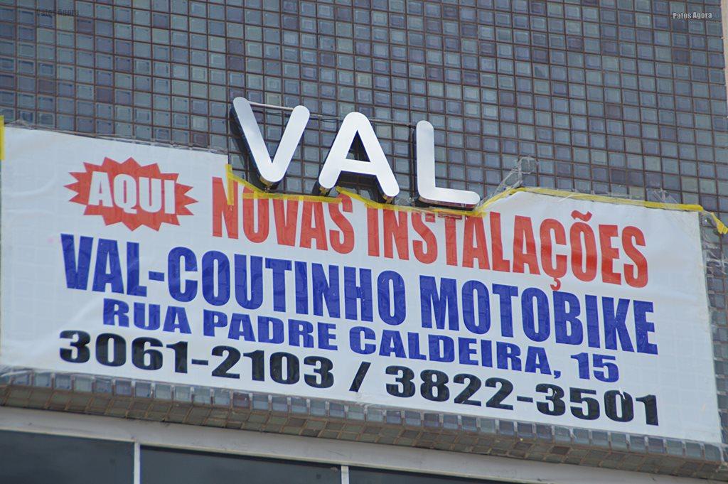 Val Coutinho Moto Bike esta em novo endereço para melhor atender aos clientes | Patos Agora - A notícia no seu tempo - https://patosagora.net