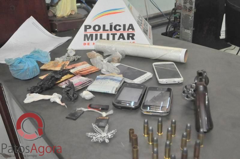 Lagoa Formosa: Operação da PM prende dois indivíduos e apreende munições, arma e drogas | Patos Agora - A notícia no seu tempo - https://patosagora.net