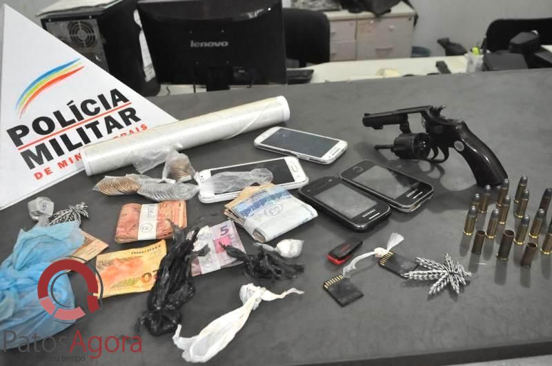 Lagoa Formosa: Operação da PM prende dois indivíduos e apreende munições, arma e drogas | Patos Agora - A notícia no seu tempo - https://patosagora.net