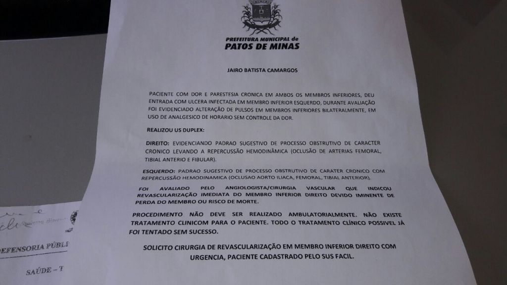 Família pede ajuda da população pagar exame no valor de R$2600,00  | Patos Agora - A notícia no seu tempo - https://patosagora.net