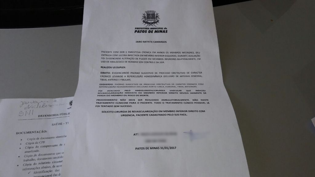 Família pede ajuda da população pagar exame no valor de R$2600,00  | Patos Agora - A notícia no seu tempo - https://patosagora.net