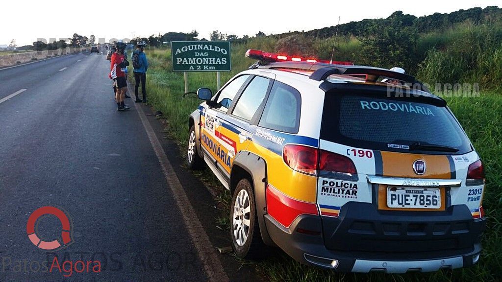 Ciclista é encontrado atropelado e sem vida na BR-354 próximo de Patos de Minas | Patos Agora - A notícia no seu tempo - https://patosagora.net