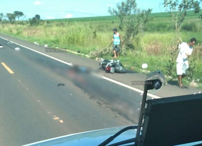Grave acidente tira vida de motociclista na BR-365 | Patos Agora - A notícia no seu tempo - https://patosagora.net