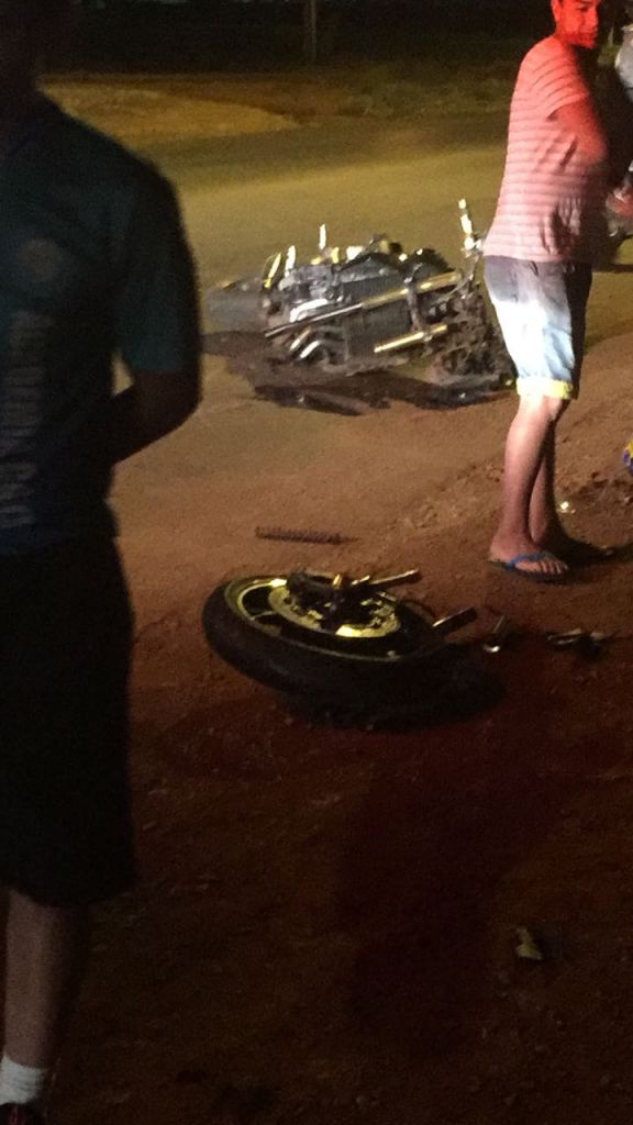 Motociclista fica ferido após roda dianteira da moto se soltar na Avenida Marabá  | Patos Agora - A notícia no seu tempo - https://patosagora.net